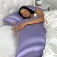 thumbnail image 3 of 19 Momme Silk Pillowcase - Lilac, 3 of 9