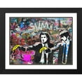 thumbnail image 2 of Stephen Chambers 18x15 Black Ornate Wood Framed With Double Matting Wall Art Titled - Pulp Fiction, 2 of 6
