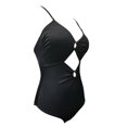 thumbnail image 3 of Traje Baño Ocean Pacific para Mujer, Tacto Suave, Negro, Talla EG, 3 of 4