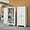 61"-white, variant on White Metal Storage Cabinet, 61" Steel Cabinets for Home Office, Kitchen Pantry Storage Cabinet with Doors and 3 Adjustable Shelves, Tool Cabinet, for Office, Home, Garage, School