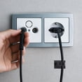 thumbnail image 4 of OULII 100Set Rectangular Cable Fix Clips for Home Cable Clips in Bedroom, 4 of 8