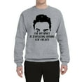 thumbnail image 2 of Internet is a Breeding Ground David Schitt's TV Quote Pop Culture Unisex Crewneck Graphic Sweatshirt, Heather Grey, Small, 2 of 3