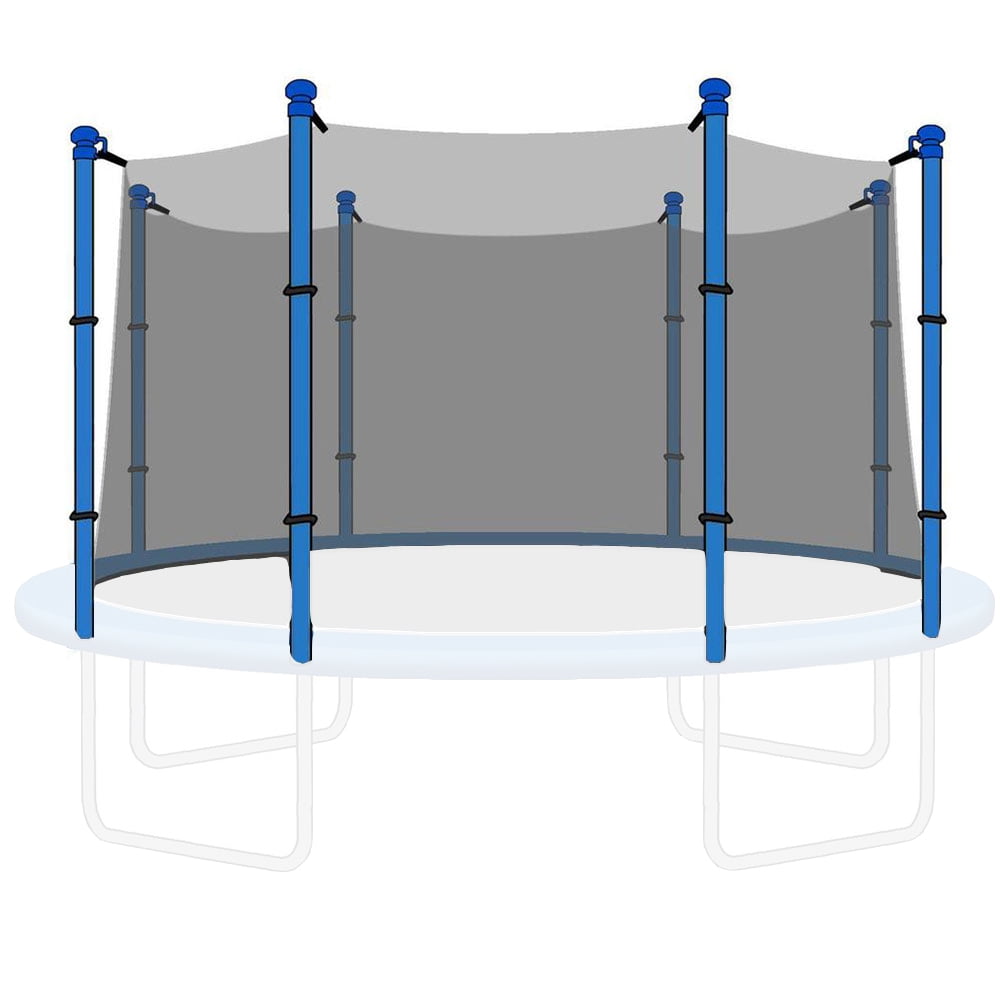 Replacement Trampoline Safety Net For 14 ft Frames w/ 8 Straight