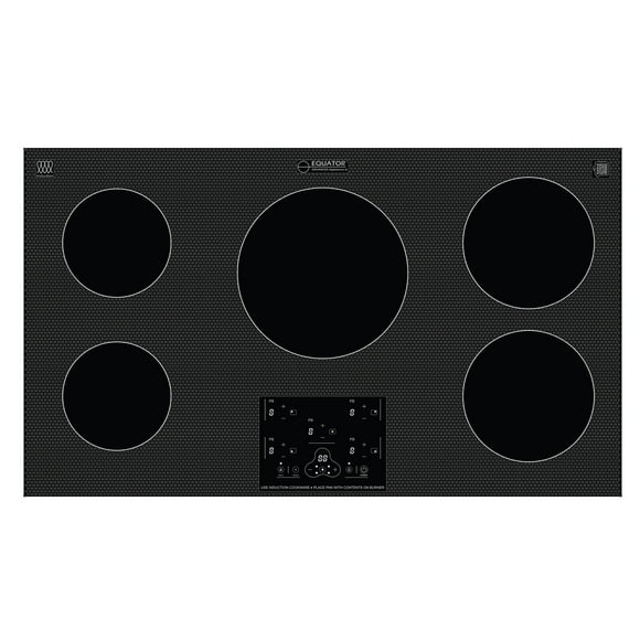 Equator 36" Built-In 5 Burner Induction Cooktop POWER BOOST Keep Warm 240V/9600W