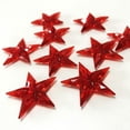 thumbnail image 2 of Estrella de Navidad roja de plástico, venta al por mayor, decoración de estrellas, estrella de primeros, 2 of 4