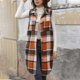 thumbnail image 4 of Neewe Women's Plaid Lapel Sleeveless Tank Tops Sweater Button Down Shirts Casual Long Vest for Ladies, 4 of 5