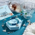 thumbnail image 5 of 18 Pcs Alloy Pendants Stitch Markers 6 Styles Tibetan Style Crochet Stitch Marker with Leverback Earring Hook Squirrel Hedgehog Leaf Pine Cone Charms for Knitting Sewing Jewelry Making Antique Silver, 5 of 7
