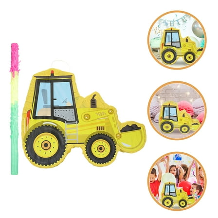 Baluue Construction Party Decorations Excavator Pinata Paper 1 Set