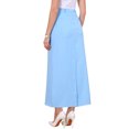 thumbnail image 3 of INSPIRE CHIC Work Pencil Skirt for Women's High Waist Pockets Slip Back Office Midi Bodycon Skirts XL Light Blue, 3 of 6