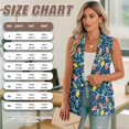thumbnail image 7 of Uorisanigo Christmas Light Women’s Sleeveless Vest Tops Open Front Waistcoat Vest for Women Size XL Lightweight with Pockets Blazer Vests Casual, 7 of 7