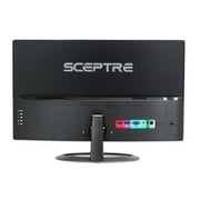 Sceptre C249W-1920R 24 Curved 75Hz Gaming LED Monitor 1080P HDMI DisplayPort VGA Speakers Ultra Thin Metal Black 2018
