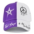 thumbnail image 3 of Casquette Décontractée Régulière pour Hommes et Femmes, Lettres Rétro Rétro Colorées, Style Rue, Casquette de Baseball, Casquettes de Baseball, Chapeaux pour Hommes, Bleu, 3 of 3