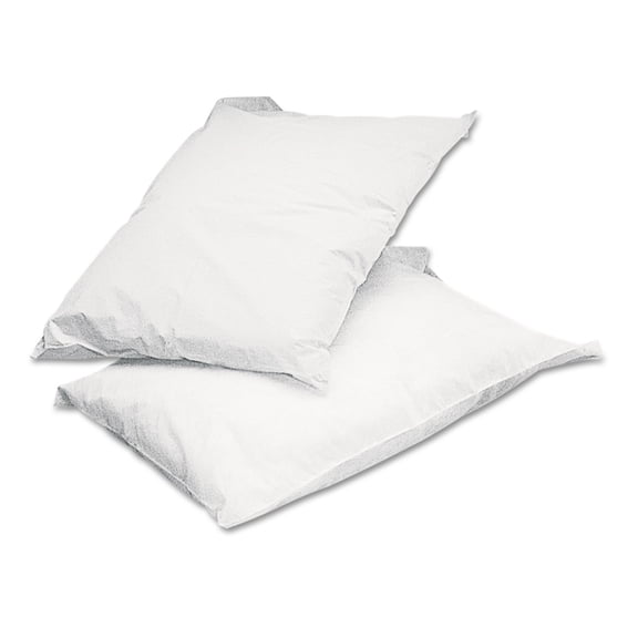 Medline Disposable Pillowcases, White, Box Of 100