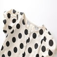 thumbnail image 4 of WOYY Toddler Girls Polka Dot Outfit Short Sleeve Shirt and Wide-Leg Pants, Sizes 2-8, 4 of 8