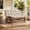Beige, variant on Crestlive Outdoor Glider Bench 2 Person, All-Weather Boho Rattan Patio Furniture for Backyard Porch Deck, Dark Gray