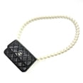 thumbnail image 1 of Pre-Owned CHANEL CC Coco Mark Pearl Shoulder Chain Wallet Long Bag Lambskin Women's..., 1 of 14