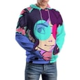 thumbnail image 6 of Gorillaz Casual Pullover Hoodie Unisex Hooded Sweatshirt Novelty 3D Graphic Long Sleeve Sweater with Pocket 3XL, 6 of 8
