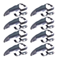 MERRYHAPY 9-Piece Stainless Steel Finger Picks Set Guitar Banjo Accessories