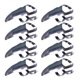 thumbnail image 1 of EeaseMX 9pcs púas de dedo de acero inoxidable Púas individuales Índice Púas de bajo de guitarra Guitarra (Plata), 1 of 7