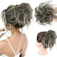 thumbnail image 1 of HMD Despeinado Updo Moño Desordenado Pieza de Cabello Extensión de Cabello Cola de Caballo con Banda de Goma Elástica Extensiones Updo Postizo Extensiones de Cabello Sintético Scrunchies Cola de Cabal, 1 of 4