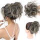 thumbnail image 1 of HMD Despeinado Updo Moño Desordenado Pieza de Cabello Extensión de Cabello Cola de Caballo con Banda de Goma Elástica Extensiones Updo Postizo Extensiones de Cabello Sintético Scrunchies Cola de Cabal, 1 of 4