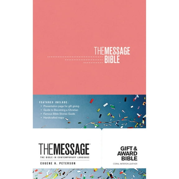 Pre-Owned The Message - Gift and Award Bible : The Bible in Contemporary Language (Paperback) 9781631467721