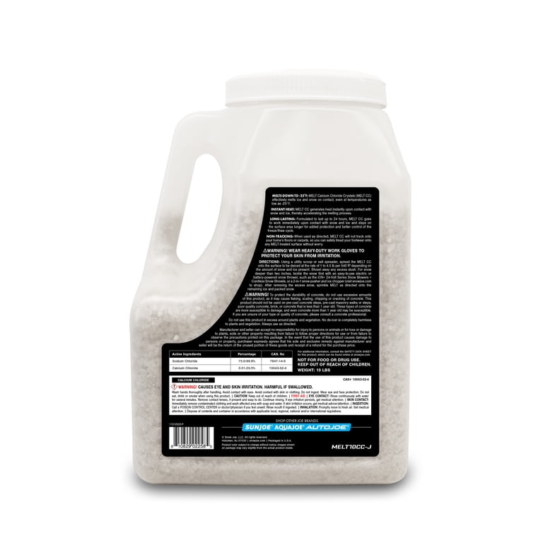 Snow Joe Calcium Chloride Ice Melter, 10 lb Jug photo 7