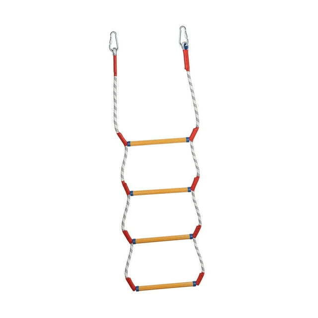 Maytalsory Boat Rope Ladder Heavy Duty Climbing Ladder for fit for both kids Dinghy Inflatable Boat Yacht Four Tire