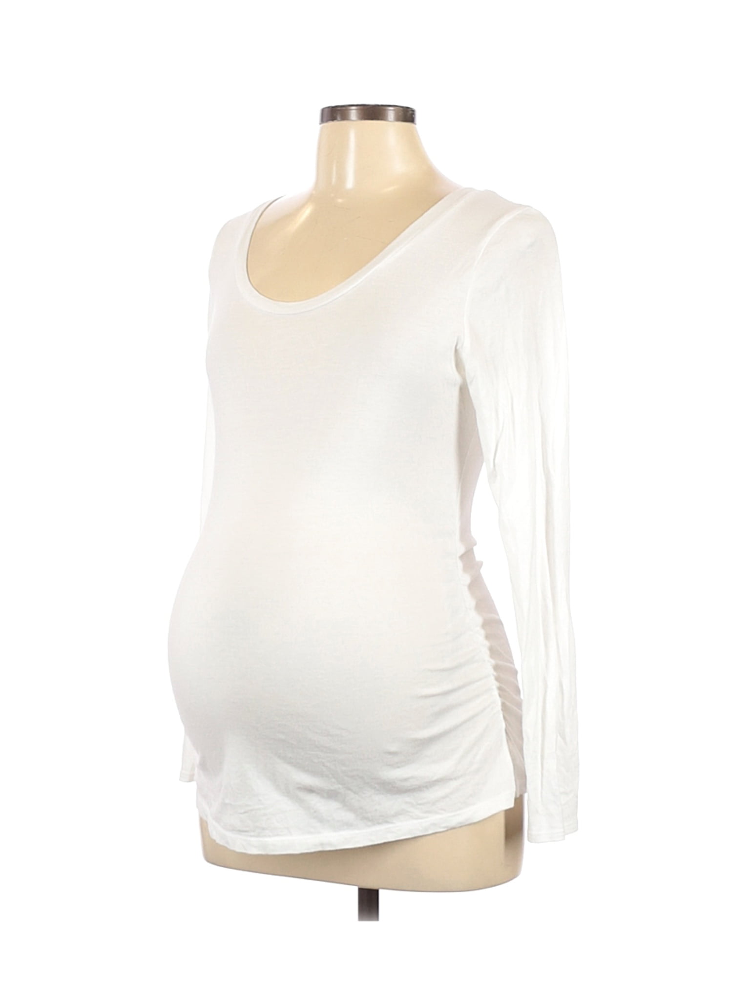 Details about   New Women's Maternity Handkerchief Long Sleeve Blouse Liz Lange NWT Medium