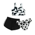 BOBOGOJP Little Girls Two Pieces Bikinis Two Piece Color Block Swimsuit