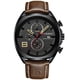 thumbnail image 1 of Reloj de pulsera informal de negocios con movimiento cronómetro de cuarzo para hombre, 1 of 8