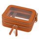 thumbnail image 1 of Bolsa de maquillaje Prite, grande, transparente, de doble capa con compartimento para brochas, 1 of 7