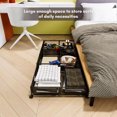 thumbnail image 2 of Graflsoa Foldable Metal Underbed Storage Box with Wheels, 2-Pack Organizer for Clothes, Toys, and Miscellaneous Items, 2 of 6