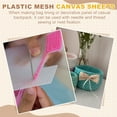 thumbnail image 5 of Uxcell 5 Pack Mesh Canvas Sheets, 10.5 x 13.5 Inch Plastic Canvas, Eye Mesh for Embroidery, Crafting, Knit and Crochet Project, Bag Making, Home Decoration, Silver, 5 of 6