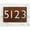 Black, variant on Side Mounting Address Plaques - Black