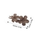 thumbnail image 3 of Pisexur Belleza Maquillaje Pinzas planas para el pelo para mujer - Paquete de 8 pinzas con forma de flor, sin decoración, para cabello fino o delgado, accesorios flexibles para mujeres y hombres, 3 of 9