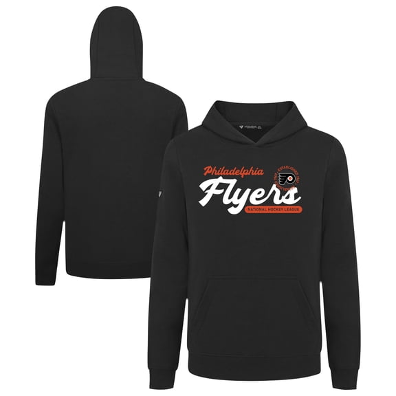 Youth Levelwear Black Philadelphia Flyers Podium Monument Pullover Hoodie