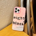 thumbnail image 3 of Funda De Teléfono Con mulching De Película De Doble Cara Para iPhone 11 14 Plus 12 13 Pro Max Moda INS wind text Protection Cubierta, 3 of 3