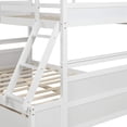 thumbnail image 6 of Harper & Bright Designs Twin Over Full Bunk Bed with Ladder and Storage Drawers Bunk Bed Frame, 6 of 7