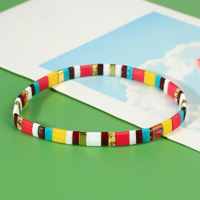 Bright Color Knoted - Tila Beads Bracelet - TTT Jewelry