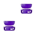 thumbnail image 2 of Cateissary Funda protectora Carcasa de protección Soporte para consola Soporte Resistente al agua Solidez Estructura estable Cubierta de TPU Púrpura 2Conjunto, 2 of 6