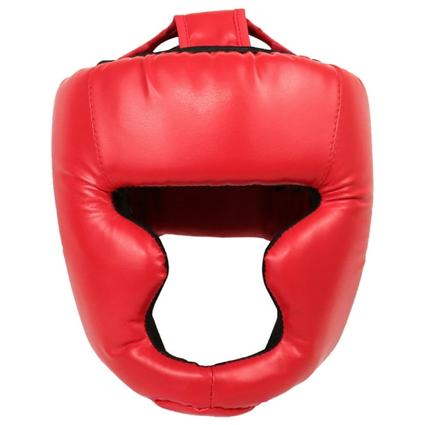 Ndcxsfigh Boxeo Con Cobertura Completa Boxeo Protector Cabeza para Adulto (rojo Adulto)