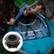 thumbnail image 4 of WASHWEPE Tapón De Drenaje Hexagonal Negro Para Bote Fácil De Usar Para Kayaks Y Canoas, 4 of 8