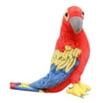 thumbnail image 2 of Dualoai Plush Bird Stuffed Toy Budgerigar Plush Toy Kids 19.69inchx10.24inch Present Red Blue Yellow, 2 of 9