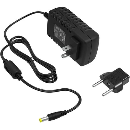 

HQRP AC Adapter / Power Supply for Boss RC-300 / RC300 / RC-505 / RC505 Loop Station ; Boss VE-5 / VE5 Vocal Performer plus HQRP Euro Plug Adapter