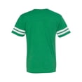 thumbnail image 3 of Adult Men Football Fine Jersey Tee Color Vintage Green/ White Small Size, 3 of 4