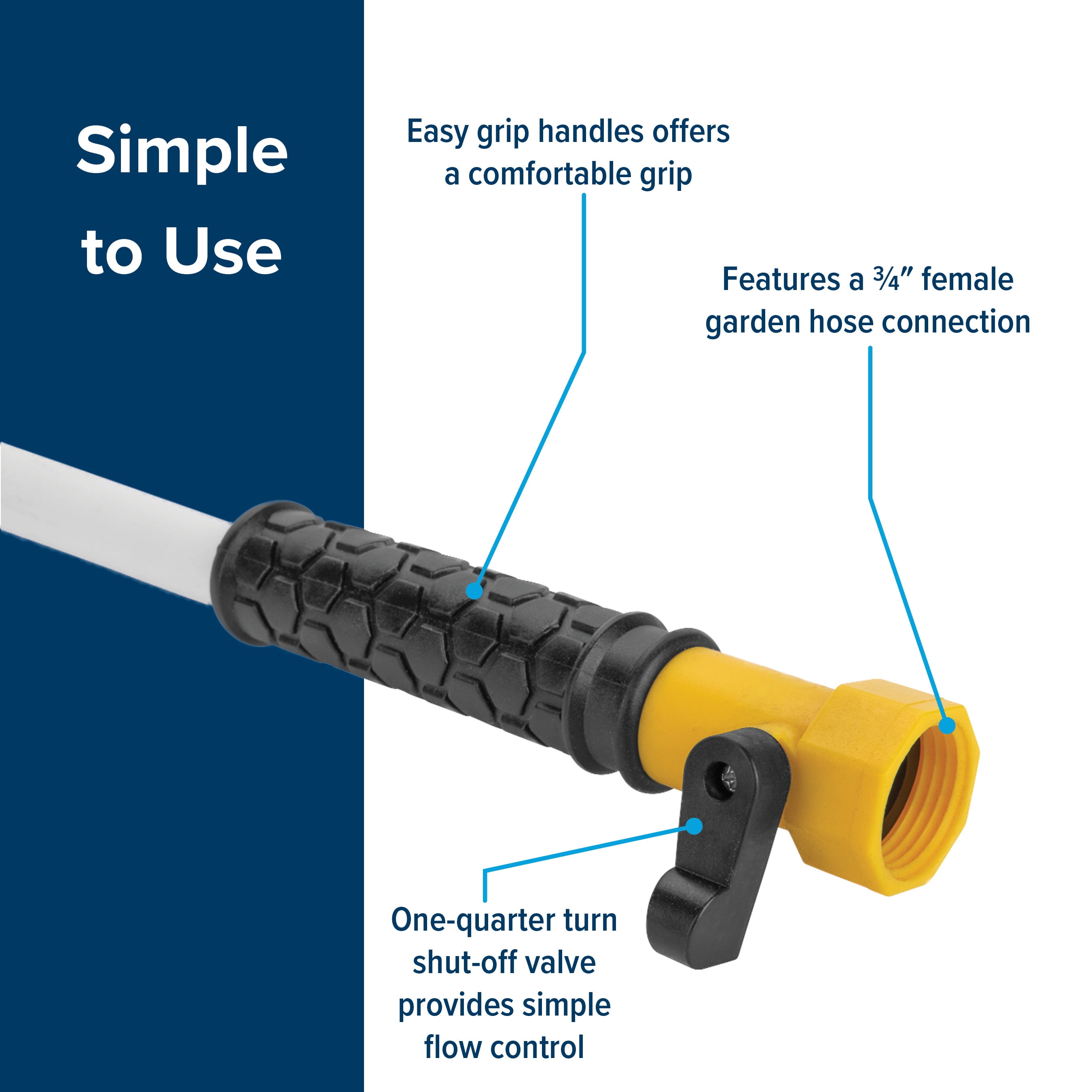 Camco Flexible RV Holding Tank Cleaning Swivel Stik Rinser - 34-inch Reach - Multiple (40074)