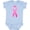 AE-Light Blue, variant on Inktastic Breast Cancer Pink Awareness Ribbon Boys or Girls Baby Bodysuit