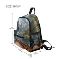 thumbnail image 3 of FORMRS School Backpack with Front Zippered Pocket 12" Student Travel Daypack, Wooden Boat, 3 of 6