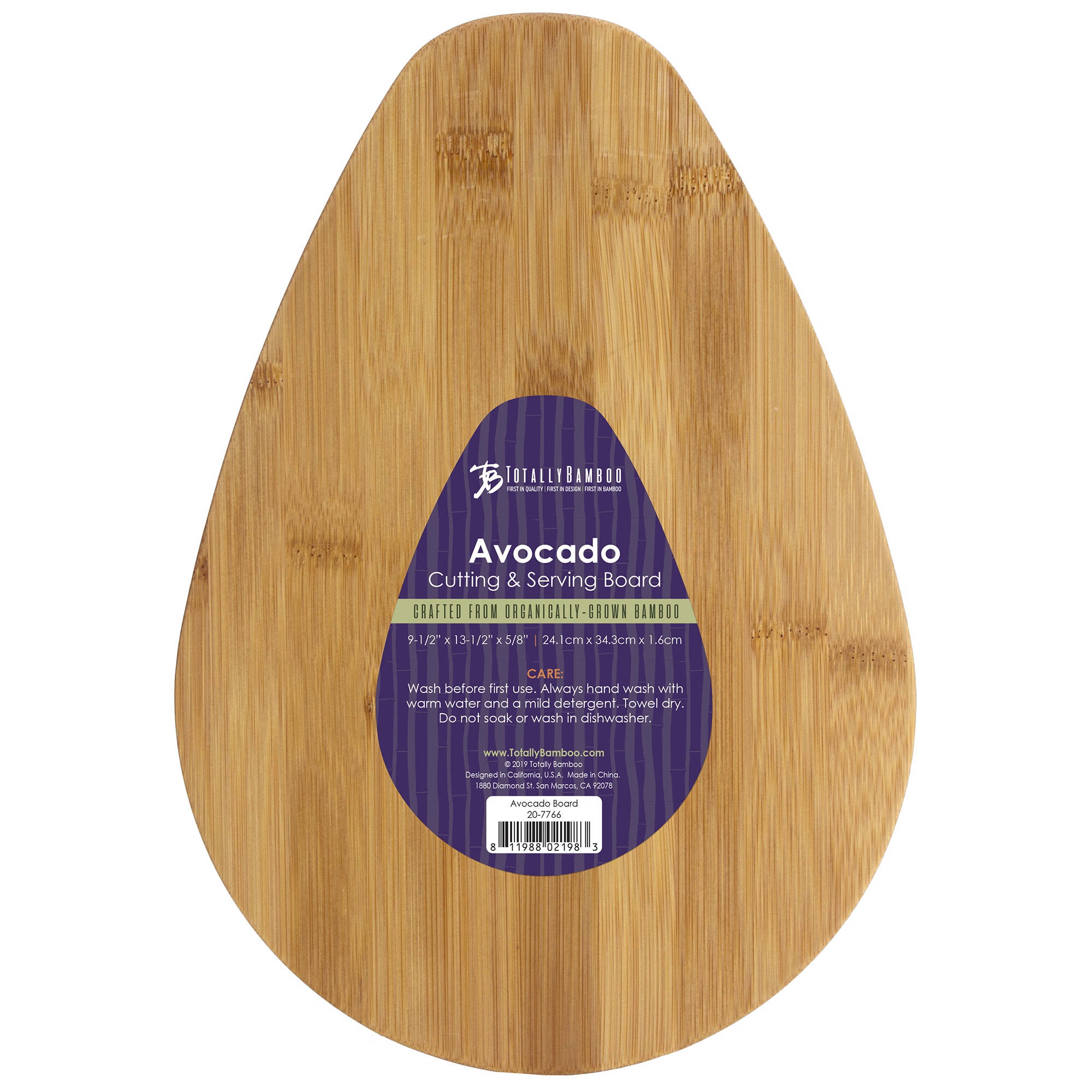 Totally Bamboo Avocado Obsession Eco-Friendly Serving and Cutting Board, Medium - image 5 of 5